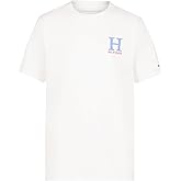 Tommy Hilfiger Boys' Short Sleeve Solid Crew Neck T-shirt, Soft, Comfortable, Relaxed Fit