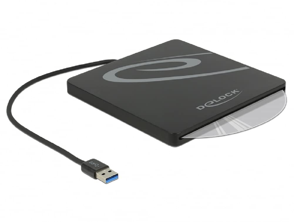 DeLOCK External enclosure 5.25 inch slot-in slim SATA 9.5/12.7 mm.