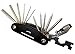 Bicycle Repair Tool, Multitool with 16 Quality Stainless Steel Folding Functions, Nylon Pouch with Press Snap Clasp