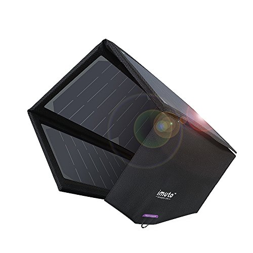 Imuto 36w solar charger solar panel with 5v 2.7a usb ou…