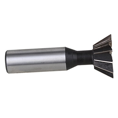 30mm Dia 60-Degree Silver HSS Double-edged Dovetail Cutter Metalworking End Mill 12 Flutes - Thumbnail 2
