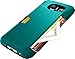 Smartish Galaxy S6 Wallet Case - Wallet Slayer Vol. 1 - Ultra Slim Protective Wallet Cover - (Silk) - Pacific Green