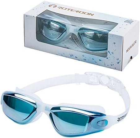 SDolphin Swimming Goggles Anti Fog No Leaking UV Protection Wide View Swim Goggles For Women Men Adult Youth Kids with Quick Drying Bag