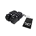 Molle Mag Pouch Small Portable, Nylon Holster Fast 9mm Magazine Pouch for AR Pistol (2pcs BK)
