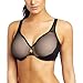 Lilyette by Bali Women's Comfort Minimizer Keyhole Embellished Bra, Black, 38D