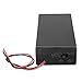 SODIAL(R) 3.7V 2x 18650 Battery Holder Connector Storage Case Box ON/OFF Switch With Lead