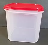 Tupperware Modular Mate Square 3 Container. Red Seal