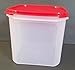Tupperware Modular Mate Square 3 Container. Red Seal