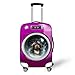 HUGSIDEA Cat Dog Print Travel Luggage Protective Covers for 18