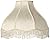 Cream Scallop Dome Lamp Shade 6x17x12x11 (Spider)