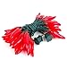 Novelty Lights CP-35 Chilli Pepper Mini Light Set, Red, Green Wire, 35 Light, 11' Long