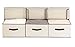 StorageWorks 40 L,Canvas Storage Box with Lid By, Foldable Closet Organizer, Natural, Jumbo, 3-Pack
