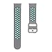 XIMU Sport Bands Compatible with Fitbit Versa/Versa 2 / Versa Lite, Soft Silicone Waterproof Breathable Sport Watch Strap Replacement Wristband Accessories Women Man for Versa Smart Watch