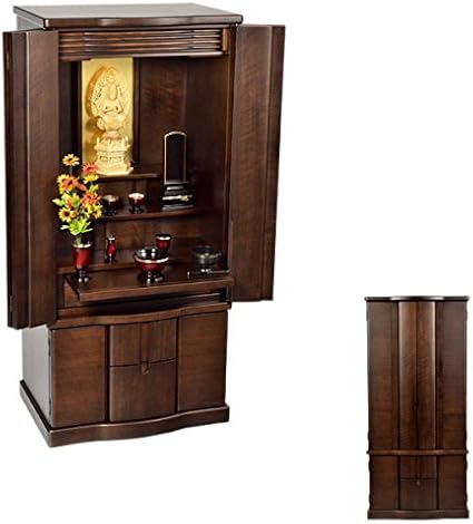 Amazon 仏縁堂ブランド 現代調モダン仏壇 ウォールナット杢 コンフォルト 40号 中型仏壇 Ledダウンライト装備 仏縁堂 ダウンライト 通販