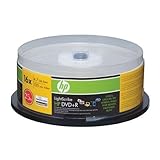 Hewlett Packard Disc, DVD+R, 4.7GB, 16X, LightScribe, 25/PK Cake Box 25/PK