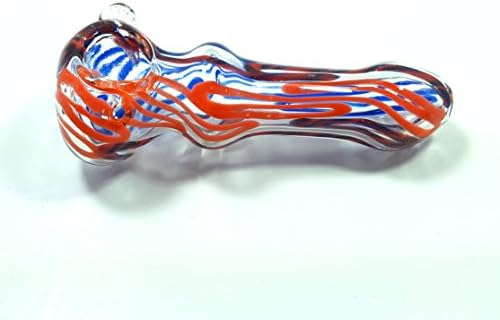 USA Handmade Double Knocker Dichro Hand Pipe 4"