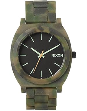 Unisex Time Teller Acetate Watch Matte BlackCamo