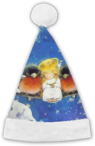 Christmas Angle Traditional Polyester Christmas Santa Hat For Christmas Party Celebration