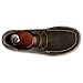 OLUKAI Men's Ohana Lace-Up Nubuck Moc Toe Shoe,Dark Wood/Toffee Nubuck,US 12 M