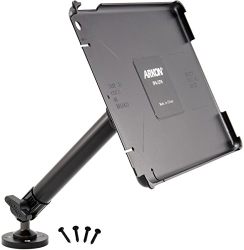 ARKON 10-Inch Custom Fit Heavy-Duty Drill Base Screw Mount with Arm for Apple iPad Air (IPAHD005)
