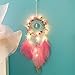 eubell Dream Catcher LED Light Up Dream Catchers for Home Bedroom Pink Dream Catcher with Flower Decor primary