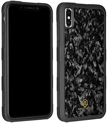 Forged Carbon Fiber Case for iPhone XR Case Clear Abstract Texture Anti-Slide Anti-Knock for iPhone X/iPhone Xs Max/iPhone Xs Clear Protector Back Luxury Otterbox Fashion Case (iPhone Xs)