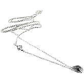 Designed By Stacey Handmade Dainty 925 Sterling Silver Statement Necklace, Sparkly Austrian Crystal Pendant, Jewelry Gifts for Women, Birthday, Anniversary, Just Because, Homecoming, 32" Chain Length