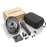 Full Face Snorkel - Snorkeling Mask Set New 2017 Design GUARNTEE & FREE DELIVERY See 180 Degrees Underwater with New 4 Valve Anti Fog Technology Breathe Easy While Snorkling with the Best