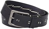 John Varvatos Men's 39mm Harness Buckle On A Stitch And Perf Detailed Strap