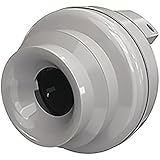 Fantech FR 125 Inline Centrifugal Duct Fan, Molded Housing, 5", 148 CFM
