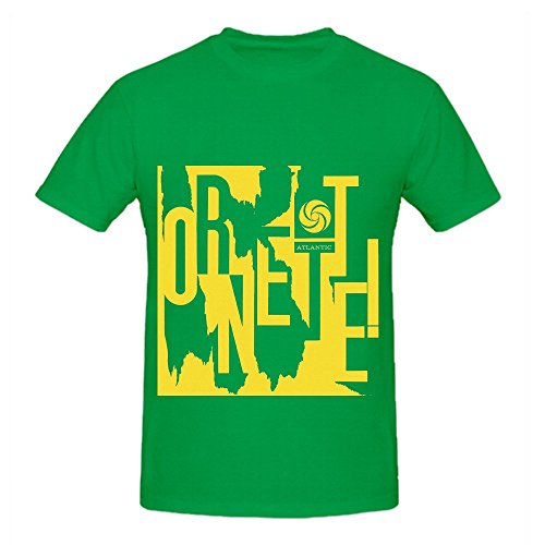Ornette Coleman Ornette Jazz Mens O Neck Design Shirts Green