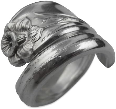 Recycled Silver Spoon Ring, Daffodil By International Silver, Sizes 6-12 (6)