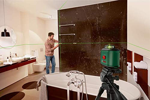 Bosch Kreuzlinienlaser UniversalLevel 360 mit Premium-Stativ (vertikale + horizintale Laserlinien inkl. 360° zum Ausrichten im ganzen Raum) – Bild 6