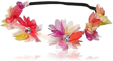 Flower Headband, Hippie Love, Flower Garland, Crown, Festival, Wedding, Hair Wreath, Boho Floral Headband by Endless Beauty Bands