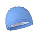 Peacoco Lycra Swim Cap PU Swimming Cap for Women and Men Adult Waterproof Swim Caps Protective Ear Caps-Keep Long Hair Dry-Training and Racing