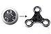 LOLLDEAL EDC Fidget Spinner High Speed Stainless Steel Bearing Helps Focus, Stress, Anxiety, Boredom (Black)