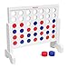 GoSports Giant Wooden 4 in a Row Game - 2 foot Width - Huge 4 Connect Family Fun with Coins, Case and Rules primary