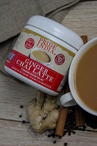 image for Pride Of India - Ginger Chai Latte - Powdered Instant Tea Premix, 8.82
