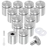 Luomorgo 12 Pcs 1" x 1-1/5" Stainless Steel