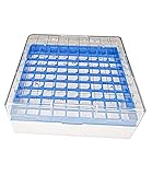 ZHIBANG 81 Positions Cryobox with Lid Fit for 2ml