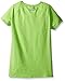 Under Armour Girls' You Snooze You Lose Short Sleeve, Fuel Green (363)/Teal Blast, Youth Small
