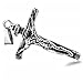 Jstyle Jewelry Stainless Steel Antique Cross Crucifix Pendant Necklace for Men 24 Inch Silver-Tone