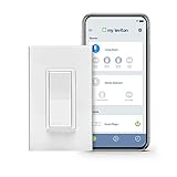 Leviton DW15S-1BZ Decora Smart Wi-Fi 15A Universal LED/Incandescent Switch, No Hub Required, Works with Amazon Alexa