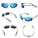 PAERDE Men's Polarized Sports Sunglasses for Driving Cycling Fishing Golf Running Metal Frame Sun Glasses for men PA01…