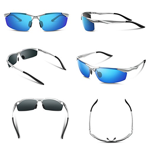 image for PAERDE Men's Polarized Sports Sunglasses for Driving Cycling Fishing G