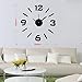 Clever Creations Black DIY Battery Powered Adhesive Wall Clock - 20