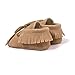 R&V Unisex Infant Baby Boys' Girls' Moccasins Soft Sole Tassels Prewalker Anti-Slip Toddler Shoes (L:12~18 months, Nude)