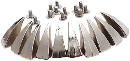 Amazon 約50pcsセット スタッズ パーツ 鋲 角鋲 ピラミッド リベットスポット パンク風 Diy バッグ ベルト スニーカー カバン 靴のリメイク製作に ハンドメイド 必需品 布革細工 服アクセサリー 爪形 10mm シルバー アクセサリーパーツ 通販