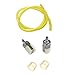 AISEN Fuel Line Hose Tube + Primer Bulb + Fuel Filter for GX22 GX31 GX35 Rototiller String Trimmer Brush Cutter