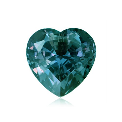 Mysticdrop 0.113-0.137 Cts of 3.0x3.0 mm AAA Heart Shape Cut Lab Created Alexandrite (1 pc) Loose Gemstone